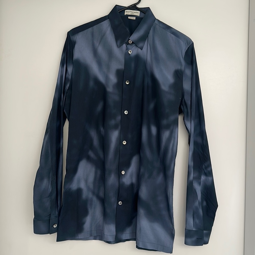 Balenciaga button down shirt